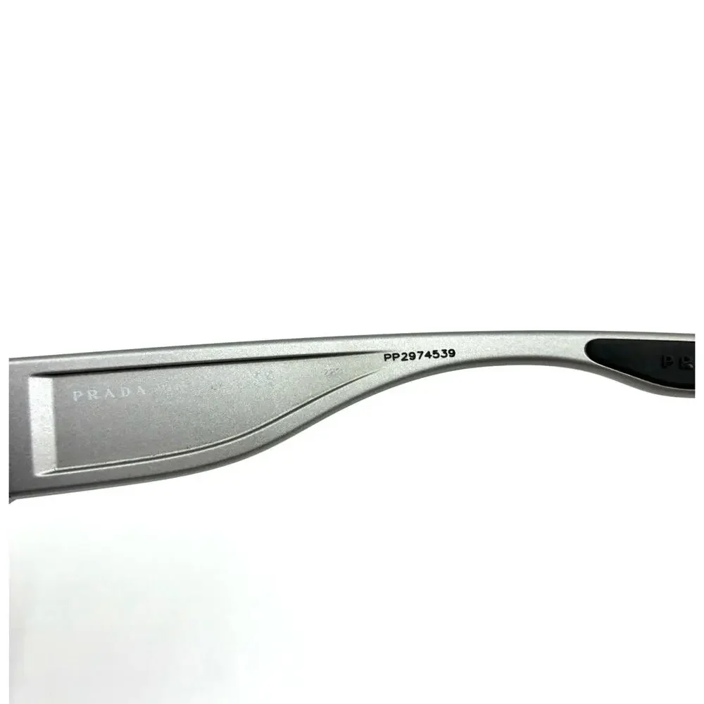 Prada Sport Shield Sunglasses Silver & Black